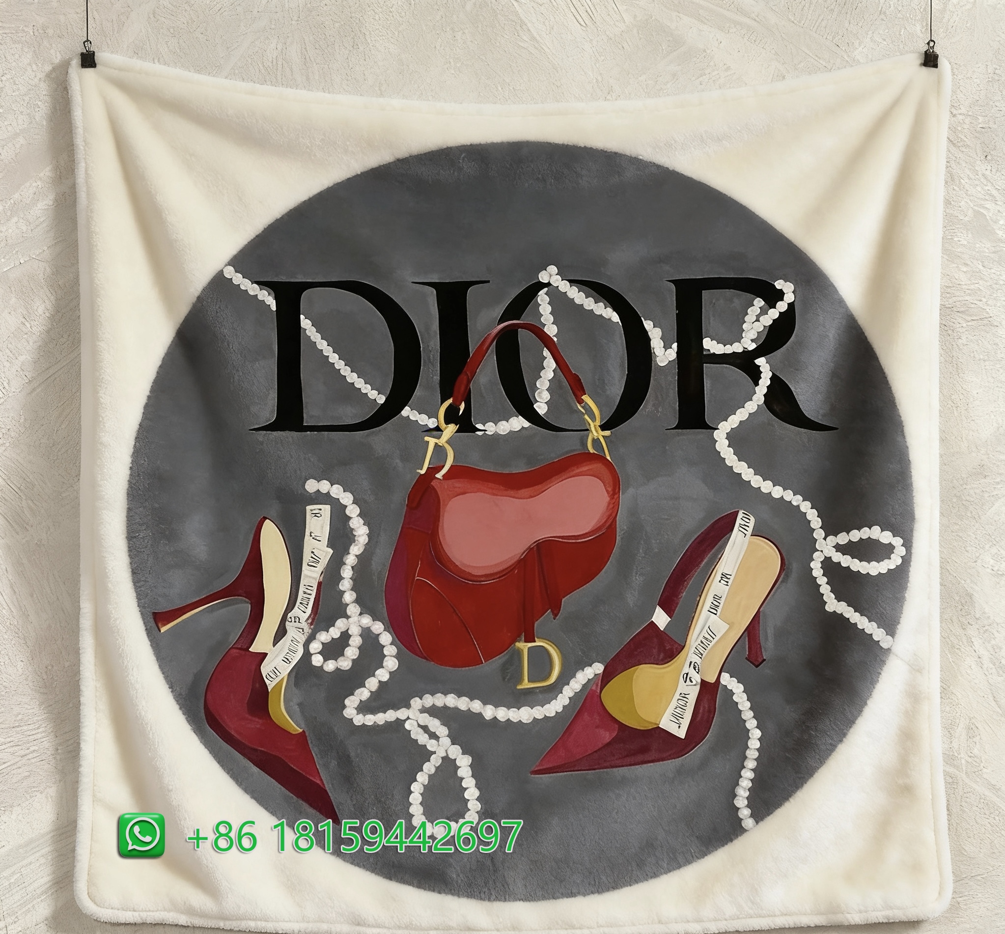 Dior Throw Blankets